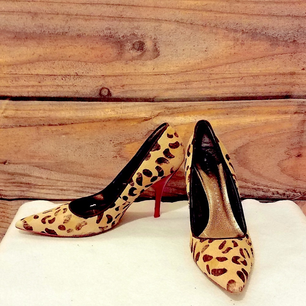 Last chance! Martinez Valero Leopard Heels - Picture 2 of 8